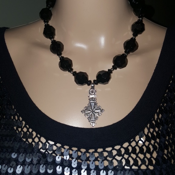 BCBG Navy Blue Sequin Dress Small - Picture 4 of 5